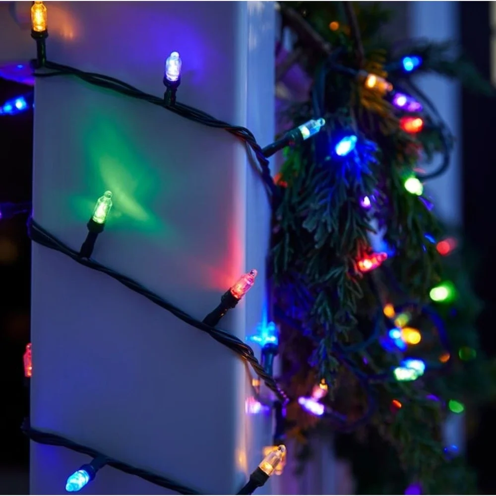 GE Color Choice 300 Ct 62.2-ft Multiffunction White/Multicolor LED String Lights